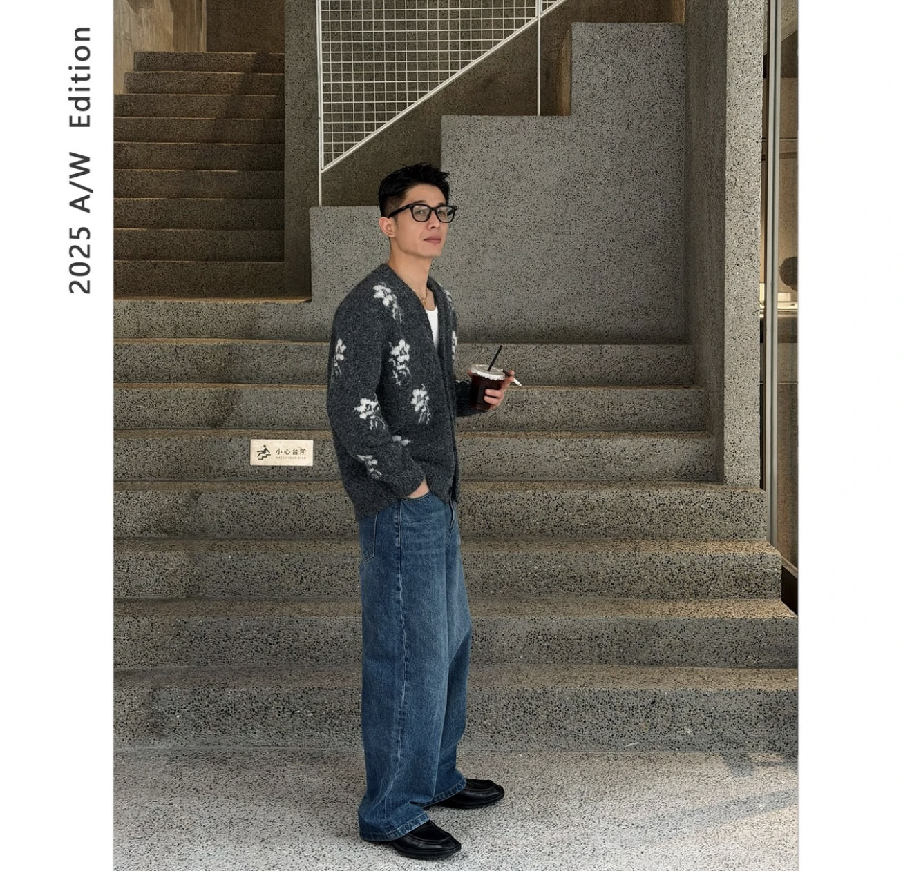 DUPU CONTRACTED 【年度牛王 重磅15盎司萬搭高质微阔直筒牛仔裤