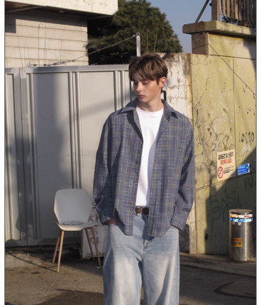 【NOKO】 26SS私服系列/ 多彩格纹轻薄防晒衬衫 男女同款