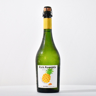 一丢丢甜柑橘菠萝起泡、暴富果实莫斯卡托微甜白气泡果酒微醺晚安