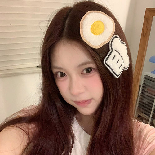 可爱卡通创意煎蛋番茄魔术贴