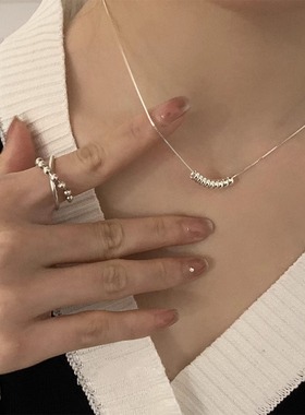 小珠子串珠项链高级感