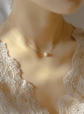 简约高级气质珍珠项链