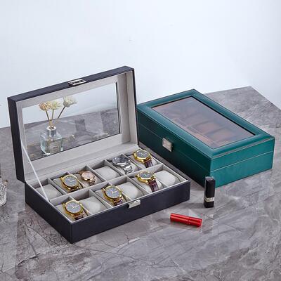 手表收纳盒12位腕表收藏盒手表盒