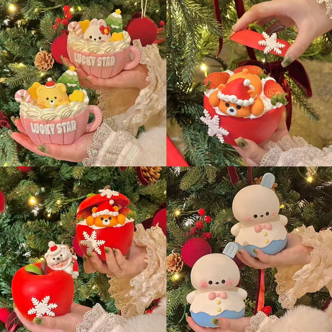 圣诞节巧克力蛋糕装饰巧克力