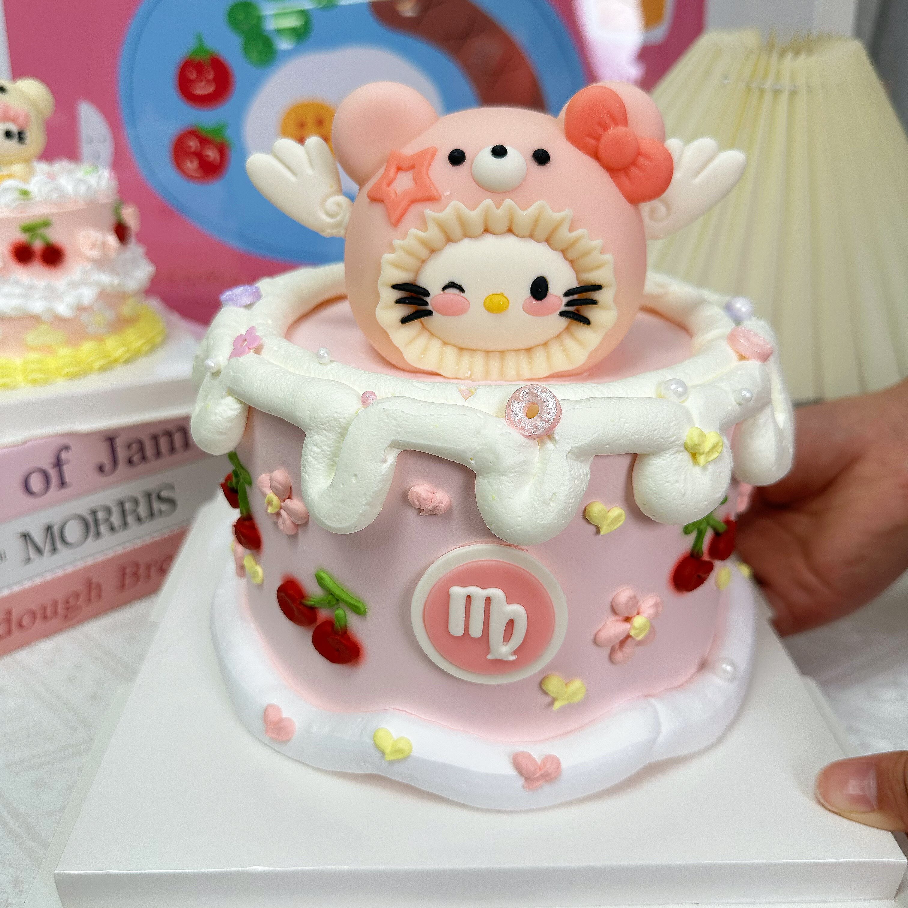 十二星座巧克力蛋糕装饰处女座蛋巧克力制品