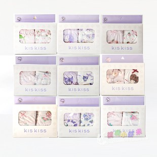 齐头短裤 艾草纤维三角内裤 头 网眼薄款 KISKISS儿童女孩童宝贝夏季