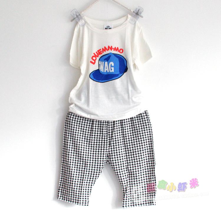 婴幼儿竹纤维短袖男童中裤特价