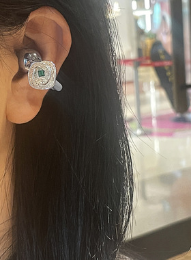 适用freeclie2耳机夹扣国风爱心爆闪小众时尚中性耳夹装饰扣配件