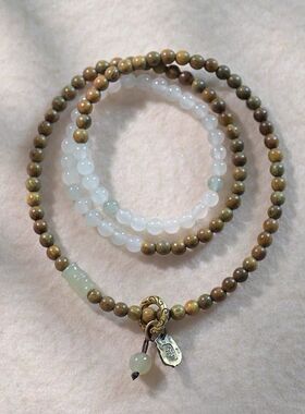 新中式复古国风多宝手串女小众设计佛珠手链首饰灵动文艺风女饰品