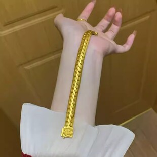 爆款三马鞭手链女新中式精致高级感手饰小众设计显气质夸张饰品