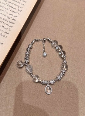 龙心同款爆闪盘缠手链精致清冷感手链饰品个性百搭时尚秋冬饰品女