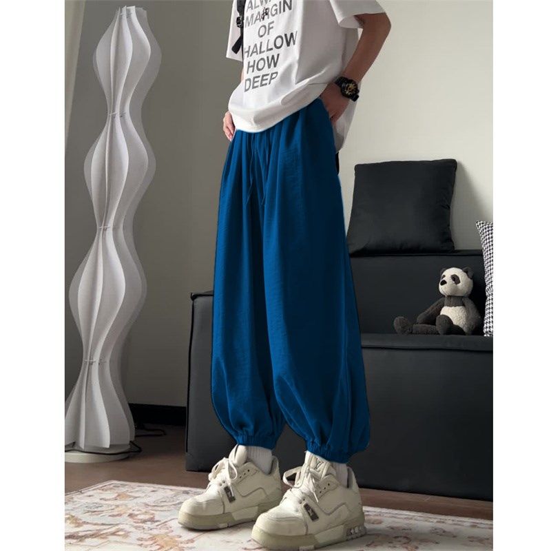 男女1404-1-K361-p40腿裤子棉麻长裤九分裤运动裤子休闲裤潮，女装休闲裤，星座1404-3