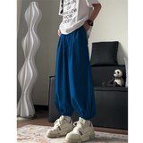 男女1404-1-K361-p40腿裤子棉麻长裤九分裤运动裤子休闲裤潮，女装休闲裤，星座1404-3