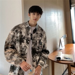 1404-2-c35-P55新款时尚青少年潮流 港风衬衫，男装衬衫，星座1404-3