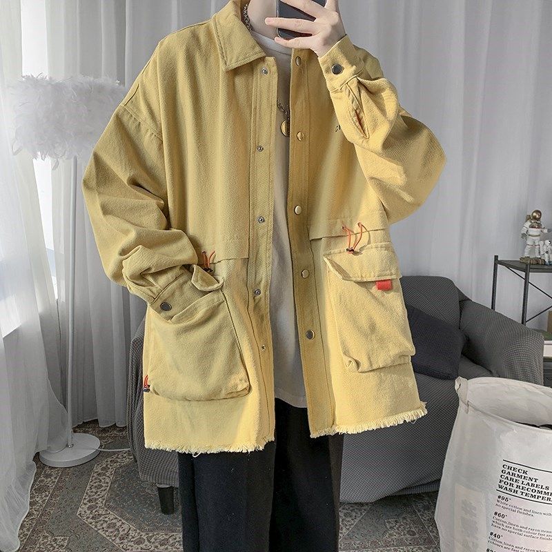 1404-3-S607-P65港风夹克牛仔外套高品质做工精细3，男装工装外套，星座1404-3