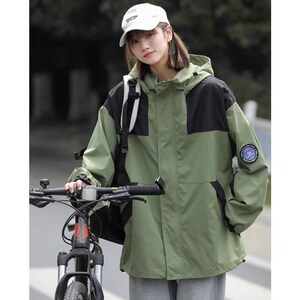 1404-1-9336-p60高品质中性风潮流 冲锋衣 时尚 简外套 中性风限图片
