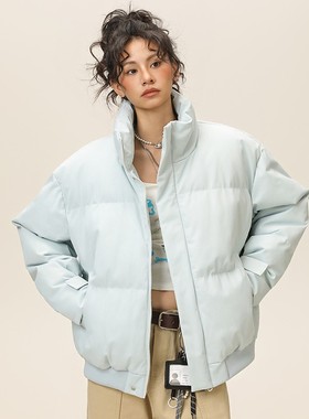 1404-2-999985-p75--2025 休闲宽松青少年百搭 防风防水 棉衣外套