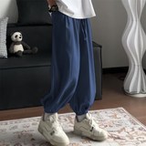 男女1404-1-K361-p40腿裤子棉麻长裤九分裤运动裤子休闲裤潮，女装休闲裤，星座1404-3