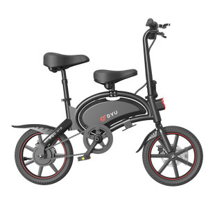 大鱼电动单车新国标女士小型电车成人折叠亲子车锂电迷你代步D2C