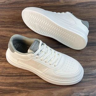 高级感潮牌痞帅休闲鞋子男鞋2025新款男士冬鞋秋冬款时尚小白板鞋