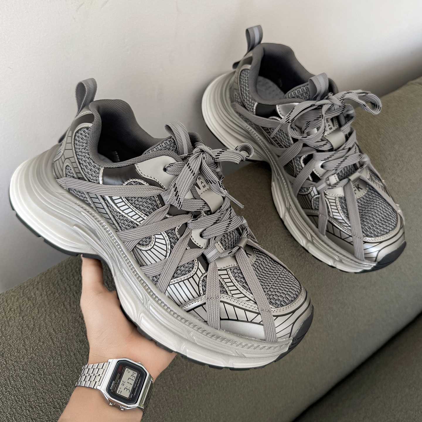 老爹鞋男款冬季休闲潮流百搭