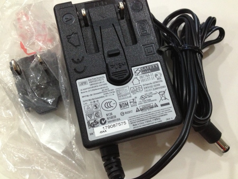 正品 亚源/APD 12V2.5A 30W电源适配器 5.5*2.5mm插头 充电