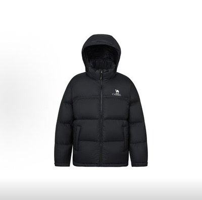 Camel骆驼 暖绒抗寒加绒轻户外加厚鸭绒羽绒服M13CR07066权仓