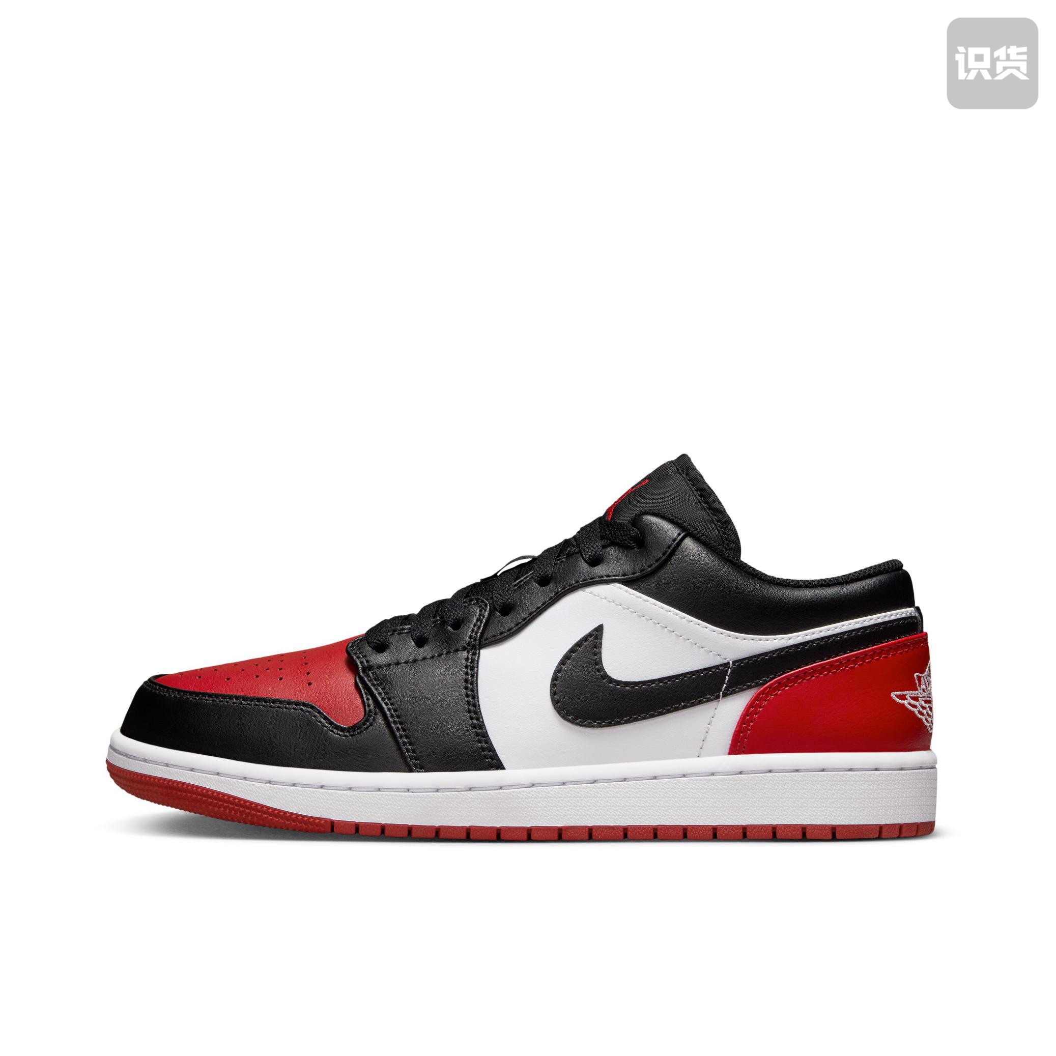Air Jordan 1 低帮 复古篮球鞋 黑红脚趾 553558-161 广东浩少仓