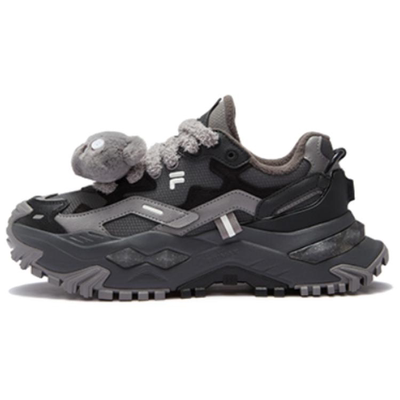 FILA FUSION斐乐潮牌 BIANCO WE 海盗熊 百搭抓绒T12W441007FFT