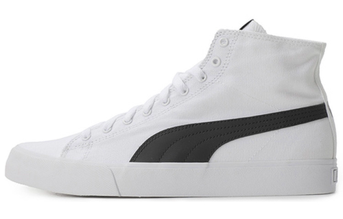 PUMA Bari Mid 织物 轻便耐磨板鞋 男女同款 白色 373891-01