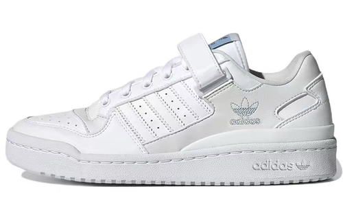 adidas originals休闲 轻便耐磨 低帮 板鞋 女款 亮白色GV7908