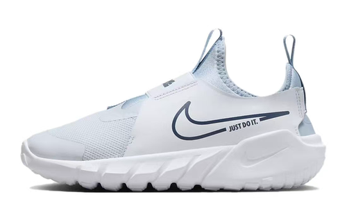Nike Flex 减震防水 低帮 儿童跑步鞋 蓝色 青少年DJ6038-010