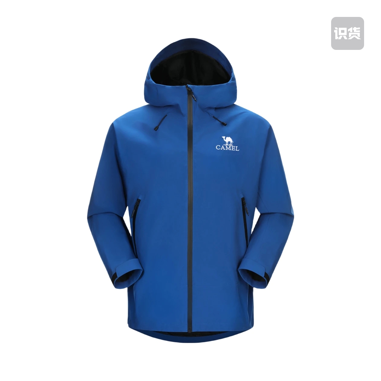连帽双拉链冲锋衣  A34BA6B001 冰黛蓝 单冲 key仓