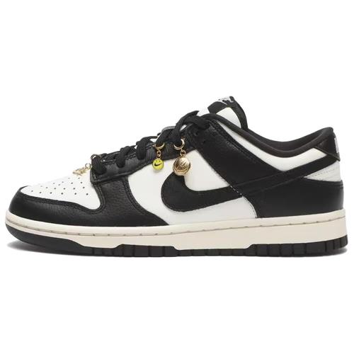 Nike Dunk 舒适百搭 低帮 板鞋 女款 黑白色 HQ7487-100