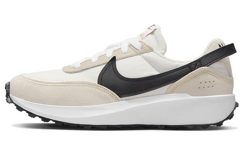 Nike Waffle Debut 运动休闲鞋 女款 白黑 DH9523-102