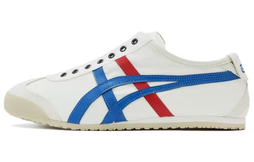 Onitsuka 轻便穿脱 低帮 生活休闲鞋 男女同款 白蓝红D3K0N-0143
