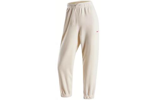 Nike 龙腾新年系列 FW23纯色Logo宽松摇粒绒长款休闲裤FZ6388-113
