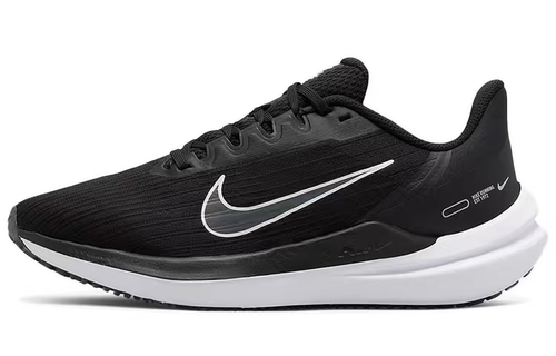 Nike Air Winflo 9 低帮跑步鞋 女款 黑色 DD8686-001