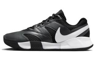 Nike Court Lite 4 舒适 低帮 网球鞋 男款 黑白 FD6574-001