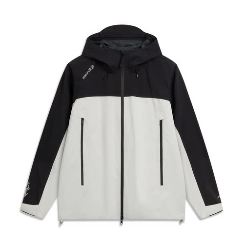 LiNing李宁 户外CF溯 万龙甲 反光防风宽松防泼水冲锋衣AEMV033-8