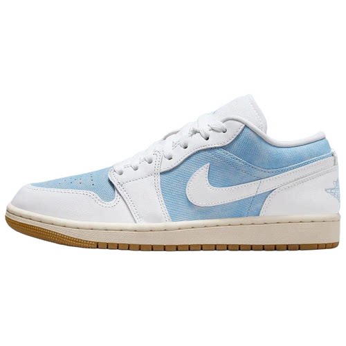 Jordan Air Jordan 1 皮革 Low 丹宁 舒适百搭 防滑 HQ2004-400