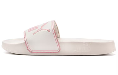 PUMA Leadcat 防滑一字拖鞋 女款 米白粉 360263-26
