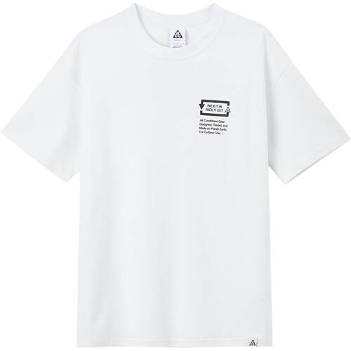 Nike ACG系列 字母印花圆领休闲运动短袖T恤FV3491-121