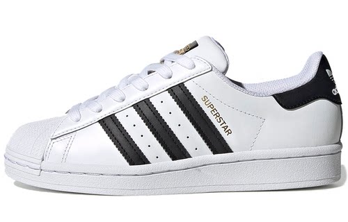 adidas originals Superstar J White 贝壳头 金标耐磨板鞋C77154