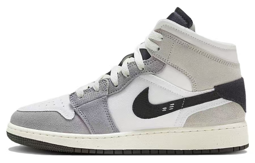 Jordan Air Jordan防滑耐磨 高帮 复古篮球鞋 GS 灰色 FD9091-002