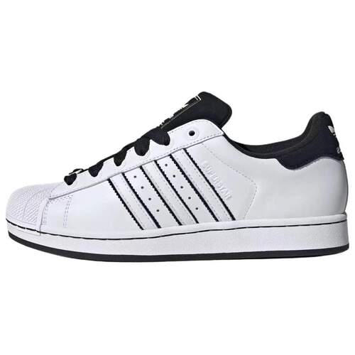adidas originals Superstar 2 舒适柔软  男女同款 白黑色KI9521