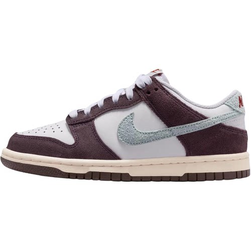 NikeDunk 牛剖层革 舒适贴合拼色 校园风 低帮 板鞋 IB5691-100