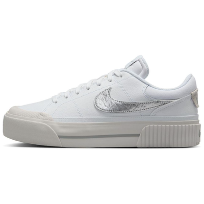 NikeCourt Legacy舒适百搭防滑耐磨低帮板鞋女款 白色 HQ2307-100
