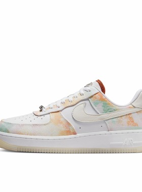Nike Air Force 1空军一号轻便板鞋女款/白橙色FJ7739-101YD仓