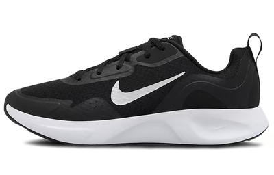 Nike Wearallday 防滑透气 低帮运动跑步鞋 黑白 CJ1682-004